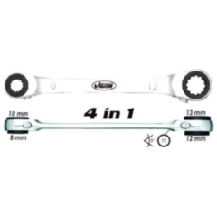 Doppel-Ratschenringschlüssel 4 in 1 für verschiedene Modelle