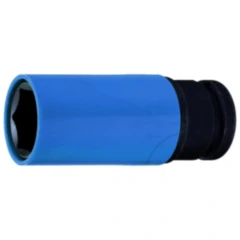 JMP 1/2 Zoll Kraft-Stecknuss 17 mm mit Kunststoffschutz für Felgen