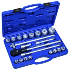 Steckschlüssel Satz 3/4 für Motorrad 21-teilig 19-50 mm