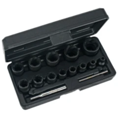 Stecknuss Satz Spezial 15T 1/4+1/2 6-27 mm