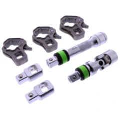 Sensor- und Leitungsschlüssel-Satz für Dieselmotoren 7-teilig 21/22/24 mm