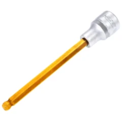 Innensechskant-Stecknuss 1/2 Zoll mit Kugelkopf 8 mm - Länge 140 mm