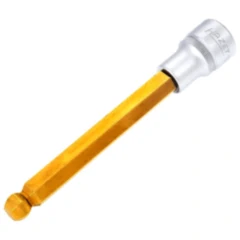 Innensechskant-Stecknuss 1/2 Zoll 12 mm mit Kugelkopf für enge Räume