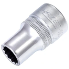 Hazet 12-Kant Stecknuss 1/2 Zoll mit 38 mm Länge