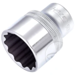 Stecknuss 1/2 Zoll 1.1/8 für 12-Kant Antrieb