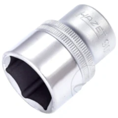 Hazet Stecknuss 1/2 Zoll, 6-Kant, 25 mm, Länge 44 mm