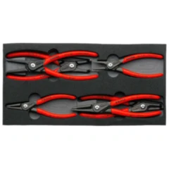 Knipex Sicherungsringzangen-Set in Schaumstoffeinlage, 6-teilig