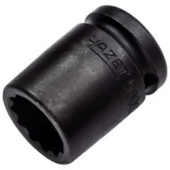 Hazet 1/2" 12-Kant Kraft-Stecknuss 19 mm