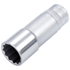 Hazet Stecknuss 12-Kant 3/8 Zoll, 16 mm, Länge 60 mm