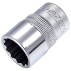 Hazet Stecknuss 1/2 Zoll 18 mm, 12-Kant, Länge 38 mm