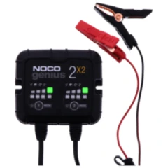 NOCO Genius 2x2 Batterieladegerät für Motorräder, Autos und Boote