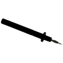 Große schwarze Federkorb-Prüfspitze