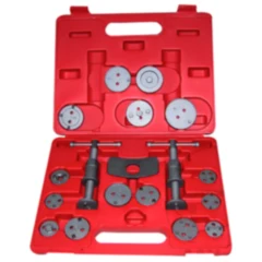 Bremskolben Rücksetzwerkzeug Set 18-teilig inkl. Linksspindel