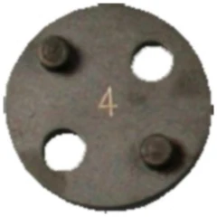 Adapterplatte 4 für Bremskolben-Rücksetzwerkzeug