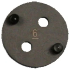 Adapterplatte 6 für Bremskolben-Rücksetzwerkzeug