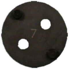 Adapterplatte 7 für Bremskolben-Rücksetzwerkzeug