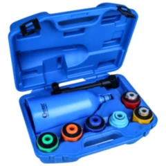 Öleinfülltrichter mit Winkelverlängerung + 6 Adapter für Motoren