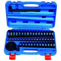 Druckstücksatz 51-teilig zum Ein-/Auspressen von Lagern