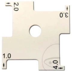 Kalibrierschablone für präzisen Einbau der Windschutzscheibe