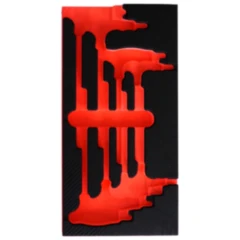 JMP Werkzeugeinlage leer für T-Griff Torx 342x172x31,5 mm