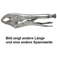 Gripzange mit gebogenen Backen 175 mm für vielseitige Anwendungen