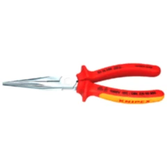 Knipex Flachrundzange VDE 200 mit 2K Griff