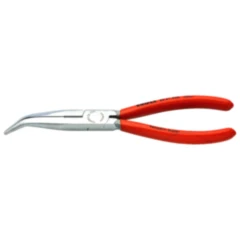 Knipex Flachrundzange gebogen 200 mm mit Kunststoffgriffen