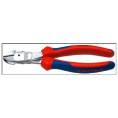 Knipex Seitenschneider Kraft 160 verchromt 2K Griff für präzises Schneiden