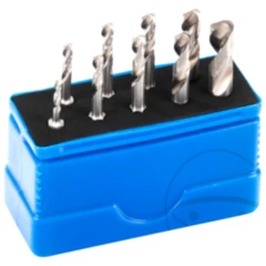 Spiralbohrer-Bit-Satz 9-teilig HSS-G M2