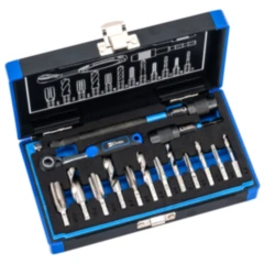 Spiral- und Gewindebohrer-Bit-Satz 16-teilig 1/4 Zoll 6-Kant