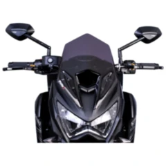 Sportscheibe New Generation Puig für Nakedbike dunkel passend für: Kawasaki Z