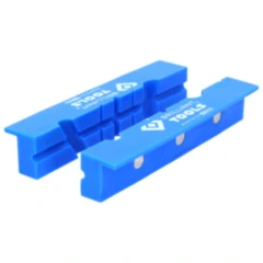 Schraubstock-Schutzbacken Kunststoff 150 mit Nuten