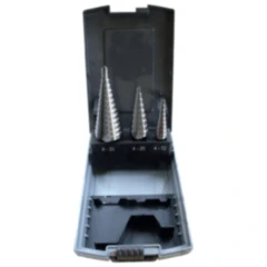 Stufenbohrer Set 3-teilig für Metall 4-12 4-20 4-30 mm HSS