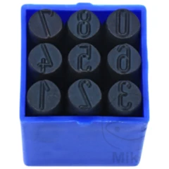 SCHLAGZAHLEN 5 mm für Fahrgestellnummern