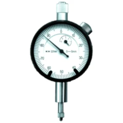 Klein-Messuhr mit 5 mm Messbereich und drehbarem Ziffernblatt