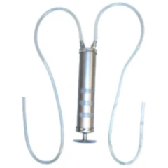 Handpumpe doppelt wirkend 500 ml für: Motorräder