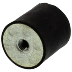 Gummi-Metall-Puffer 30X30 für Motorräder mit 2x M8 IG