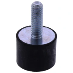 Gummi-Metall-Puffer mit Gewinde M6x18