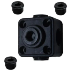 Luftverteilerdose aus Kunststoff R 1/2