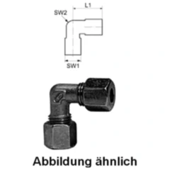 Winkelverschraubung ERMETO W 18 mm für hydraulische Systeme