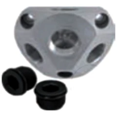 LUFTVERTEILERDOSE ALU 3-Fach 1/2 für Motorräder