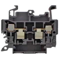 Sicherungsklemme grau für Feinsicherungen 5x20 mm