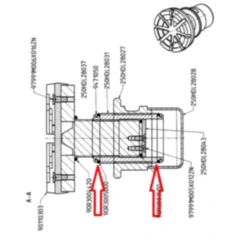 O-Ring 50X3 für Teleskopdrehteller