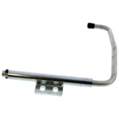 Zughebel rechts für Auffahrklappe Nussbaum