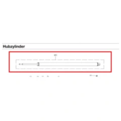 HYDRAULIKZYLINDER für 4-Säulenbühne JMP FOX 5500 AMS