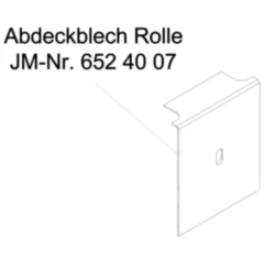 Abdeckblech Rolle für: JMP Fox 4000 H