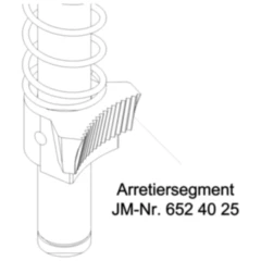 Arretiersegment für JMP Fox 4000 H