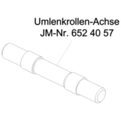 Umlenkrollen-Achse für: JMP Fox 4000 H