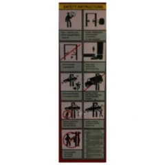 Sicherheitsaufkleber für JMP Fox 4000 H