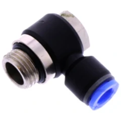 Winkel-Steckverschraubung G 1/4 für PA Rohr 6 mm